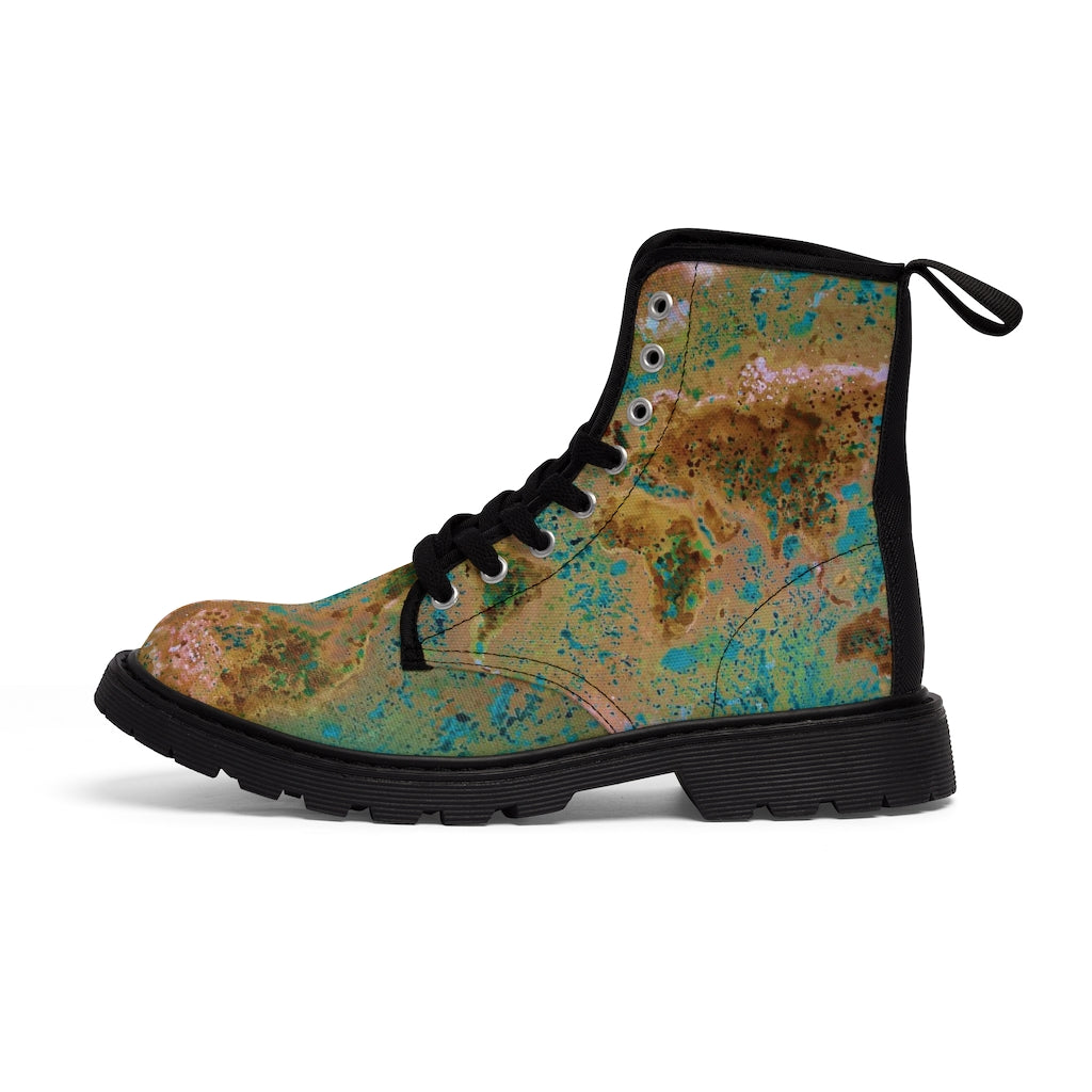 Women's Canvas Boots - World Traveller