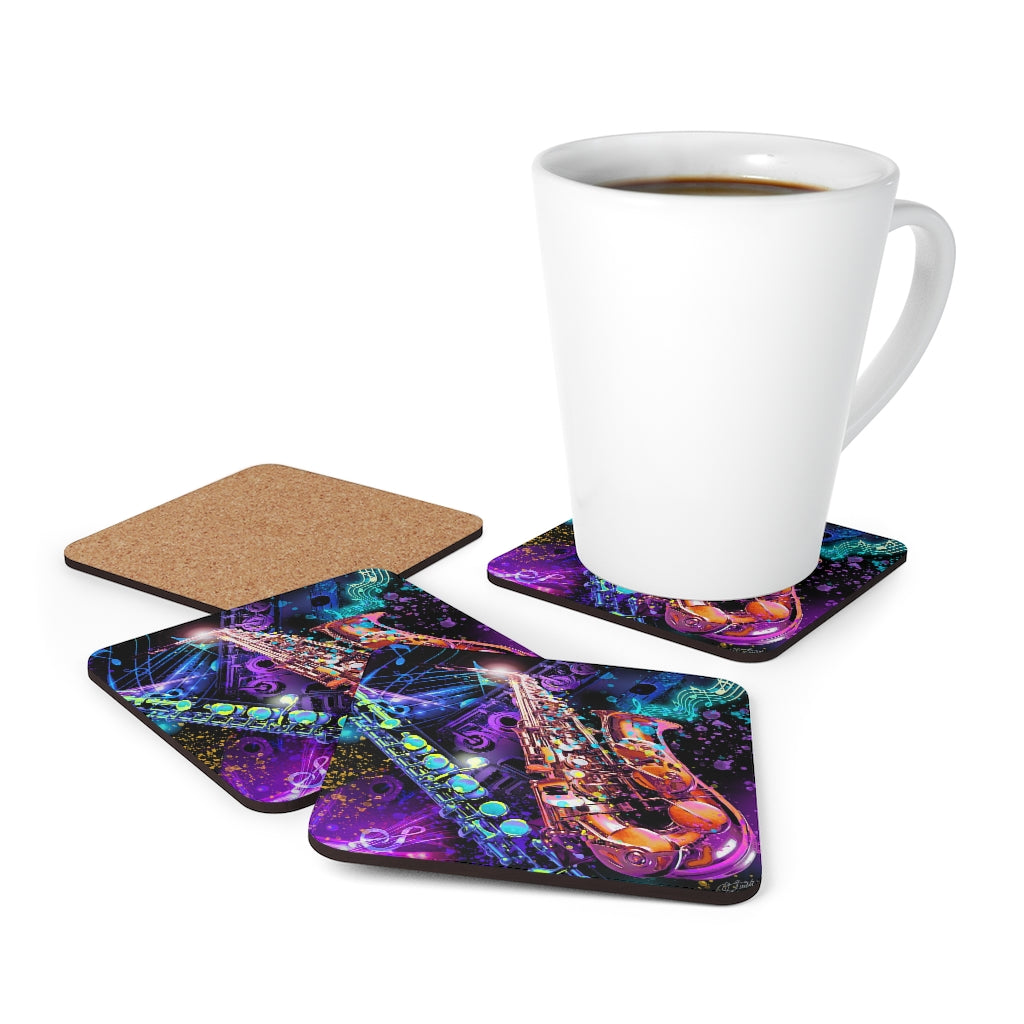 Cork Back Coaster - Music 2