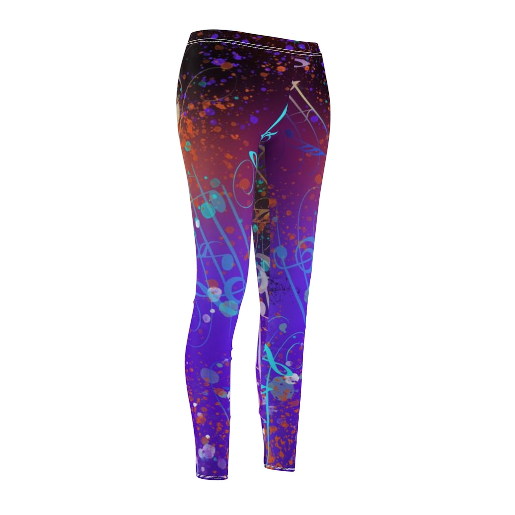 Sport & Casual Leggings - Music Notes