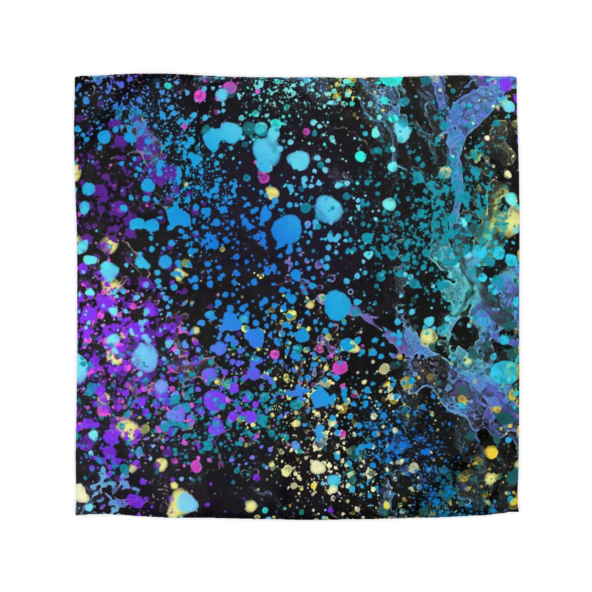 Microfiber Duvet Cover - Colorful Universe