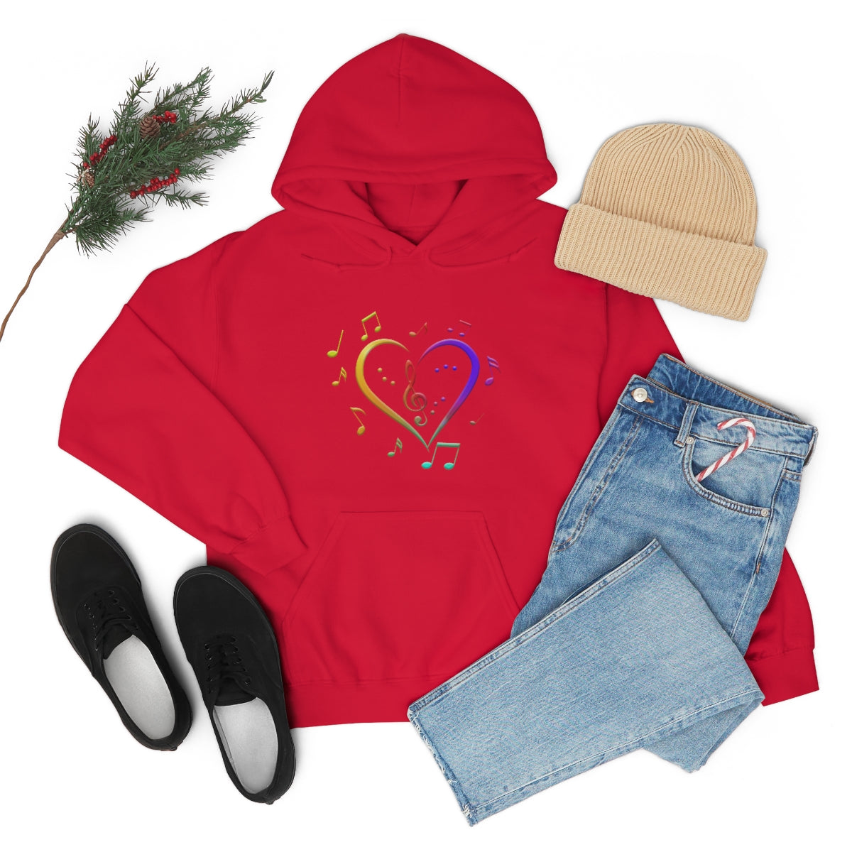 Unisex Heavy Blend™ Hooded Sweatshirt - Love of Music