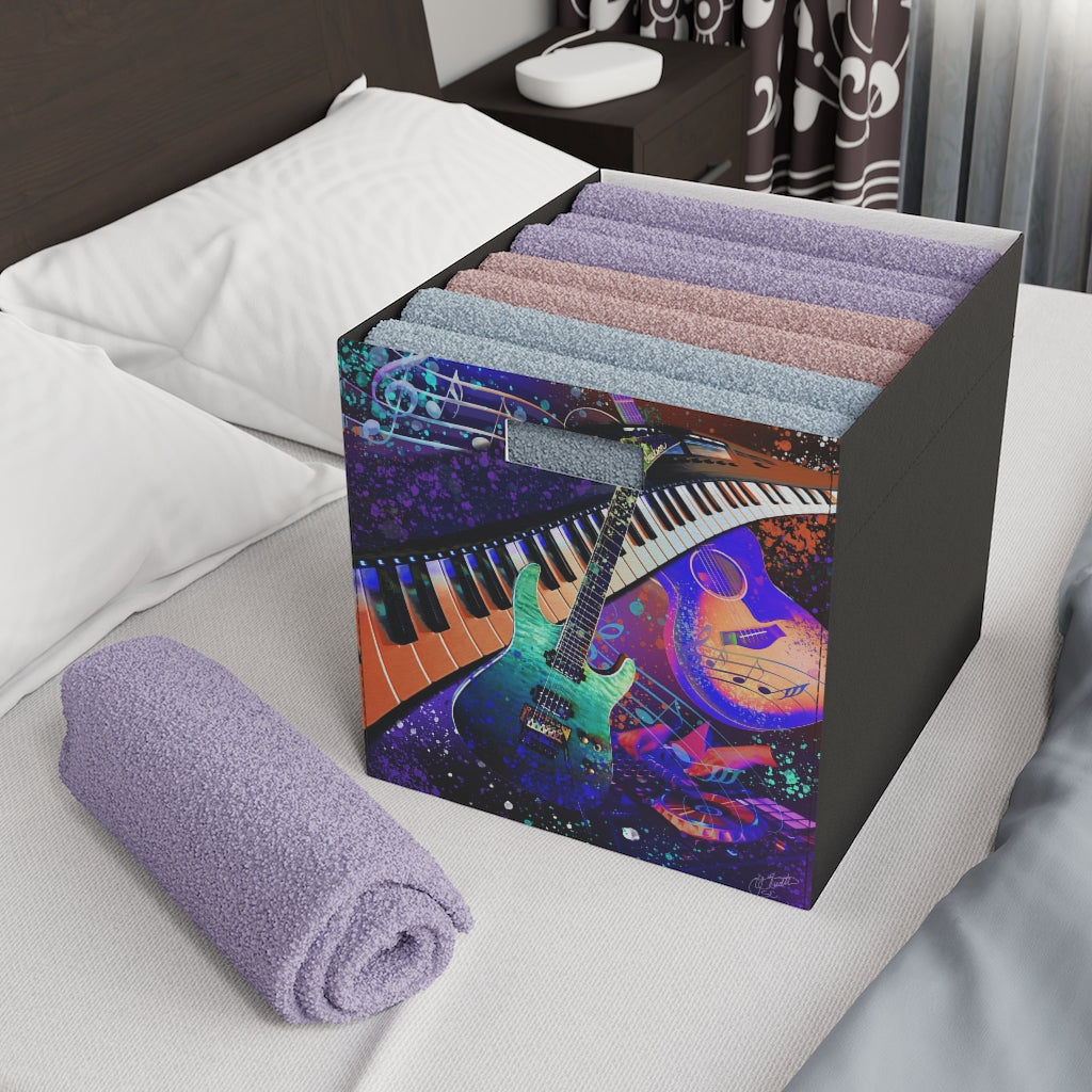 Felt Storage Box - Music 1