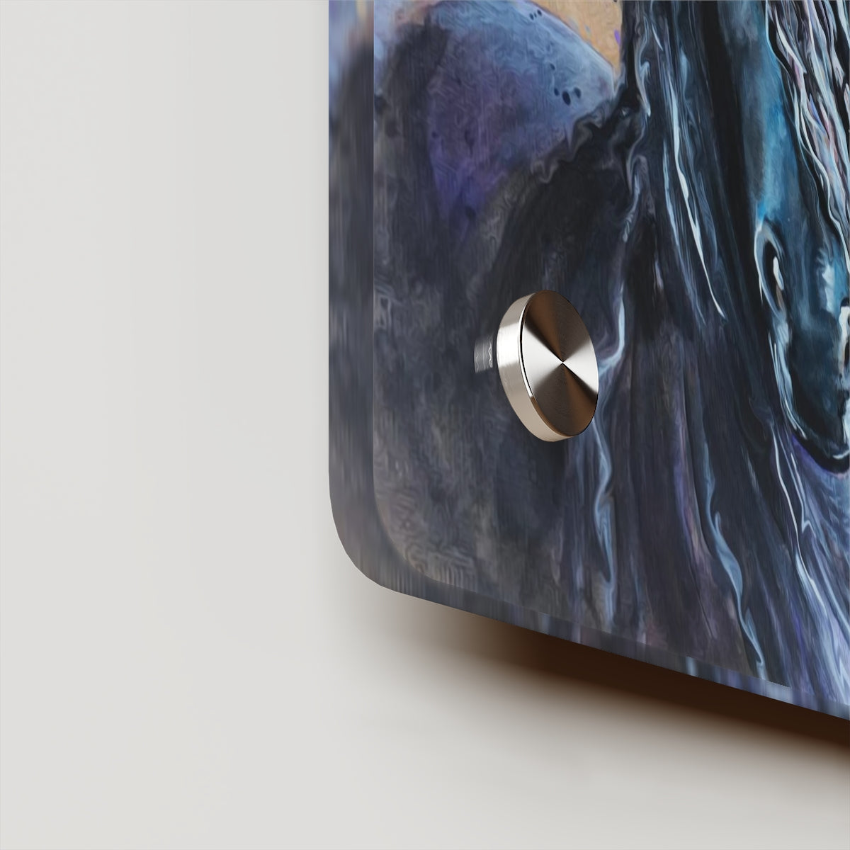 Acrylic Wall Art Panel - Frisian Horse