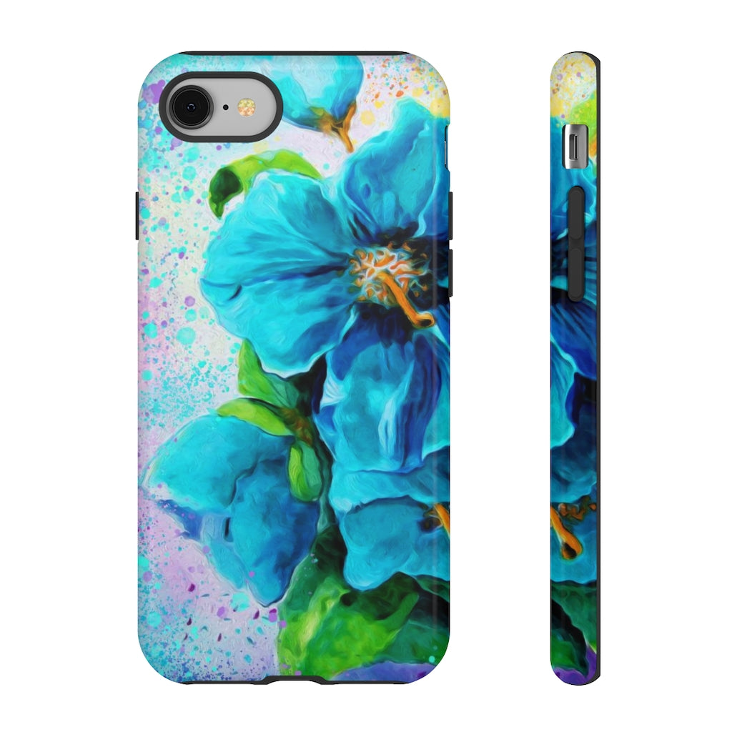 Tough Cases - Blue Hibiscus Heaven