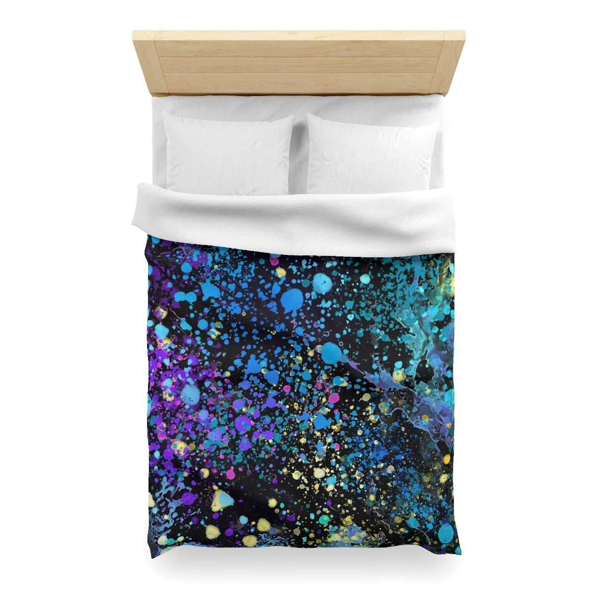 Microfiber Duvet Cover - Colorful Universe