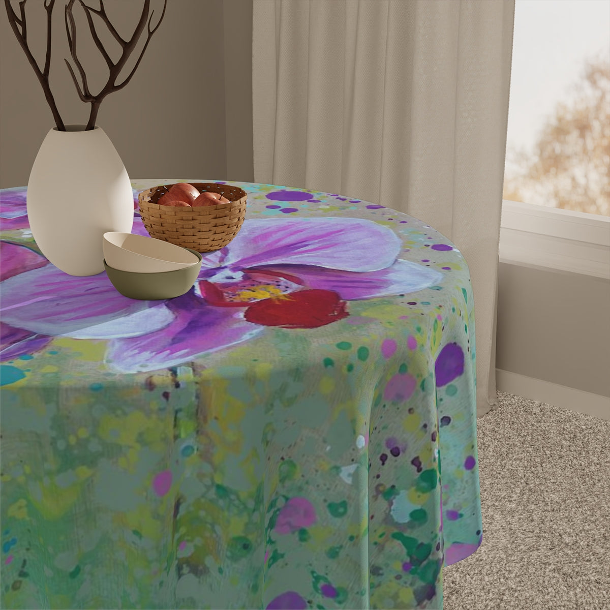 Table Cloth - Pink Orchid