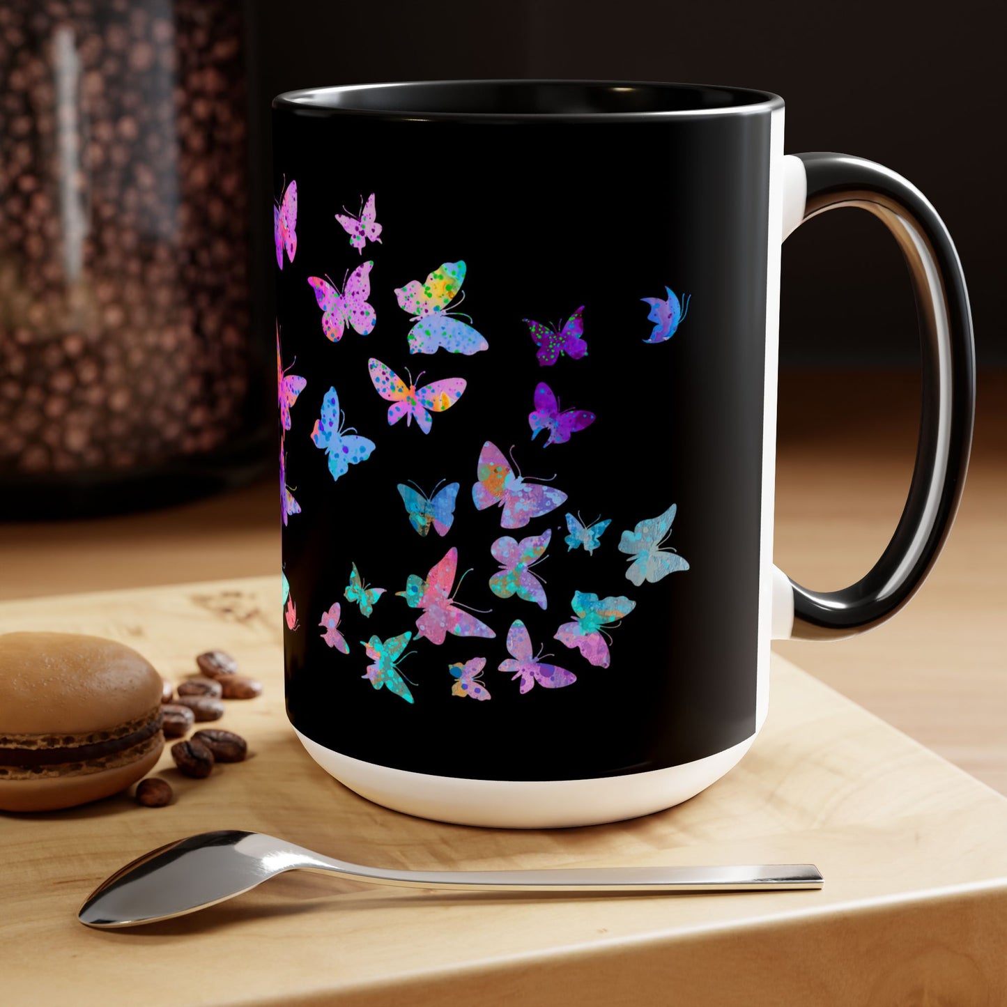 15oz Two-Tone Coffee Mugs - Love is FREE