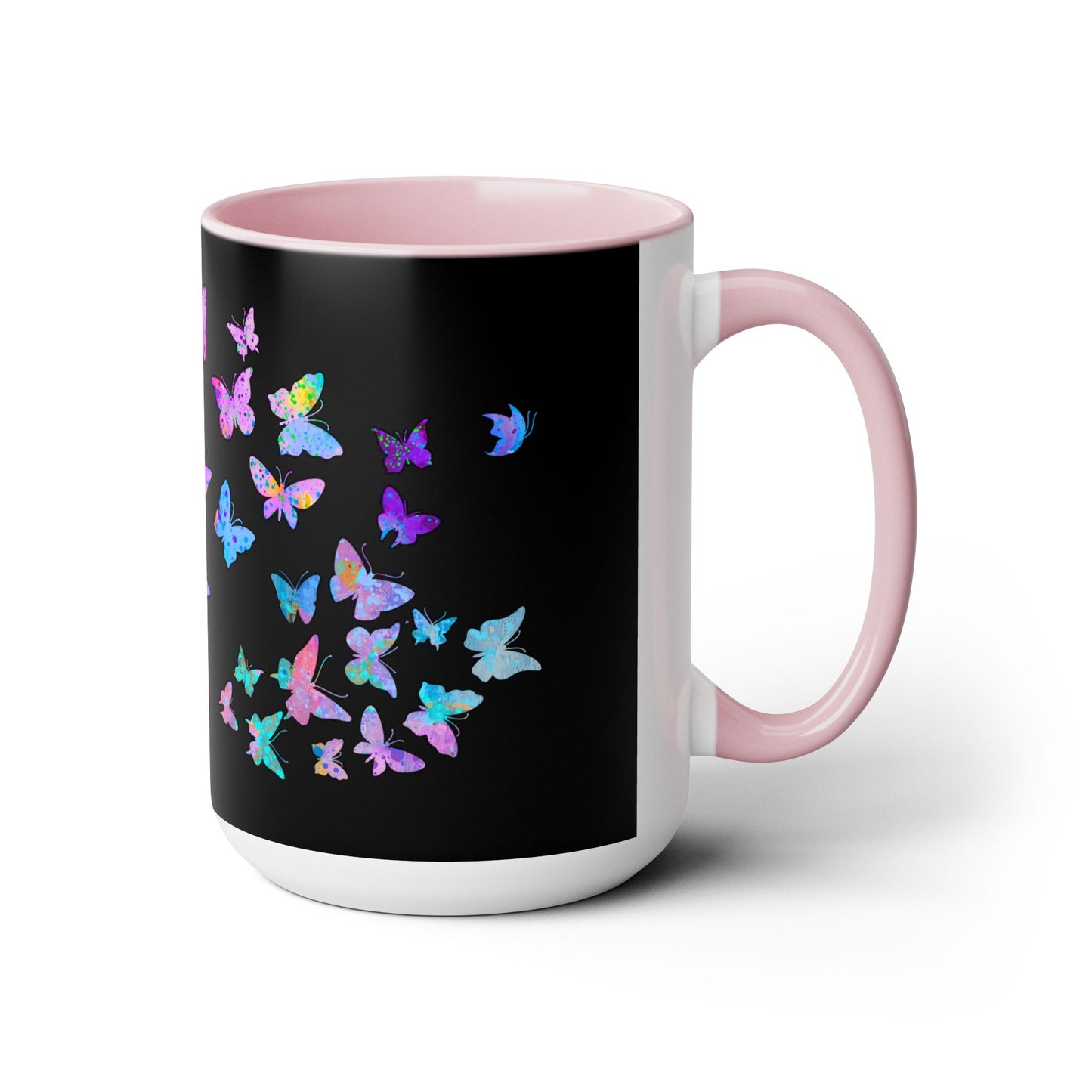 15oz Two-Tone Coffee Mugs - Love is FREE