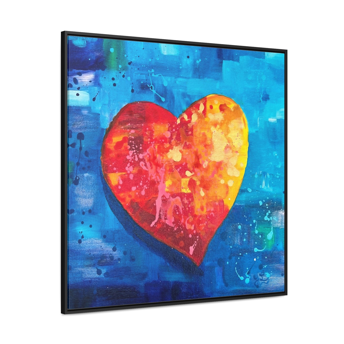 Framed Canvas Print - I Love You