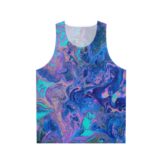 Unisex Tank Top - Friendship - Turquoise/blue