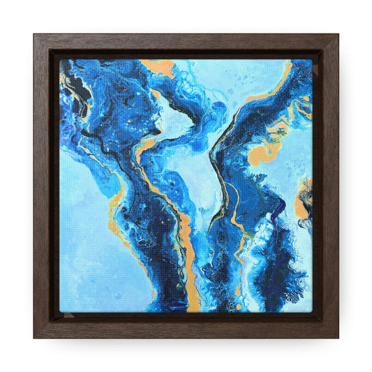 Framed Canvas - Blue Rapsody