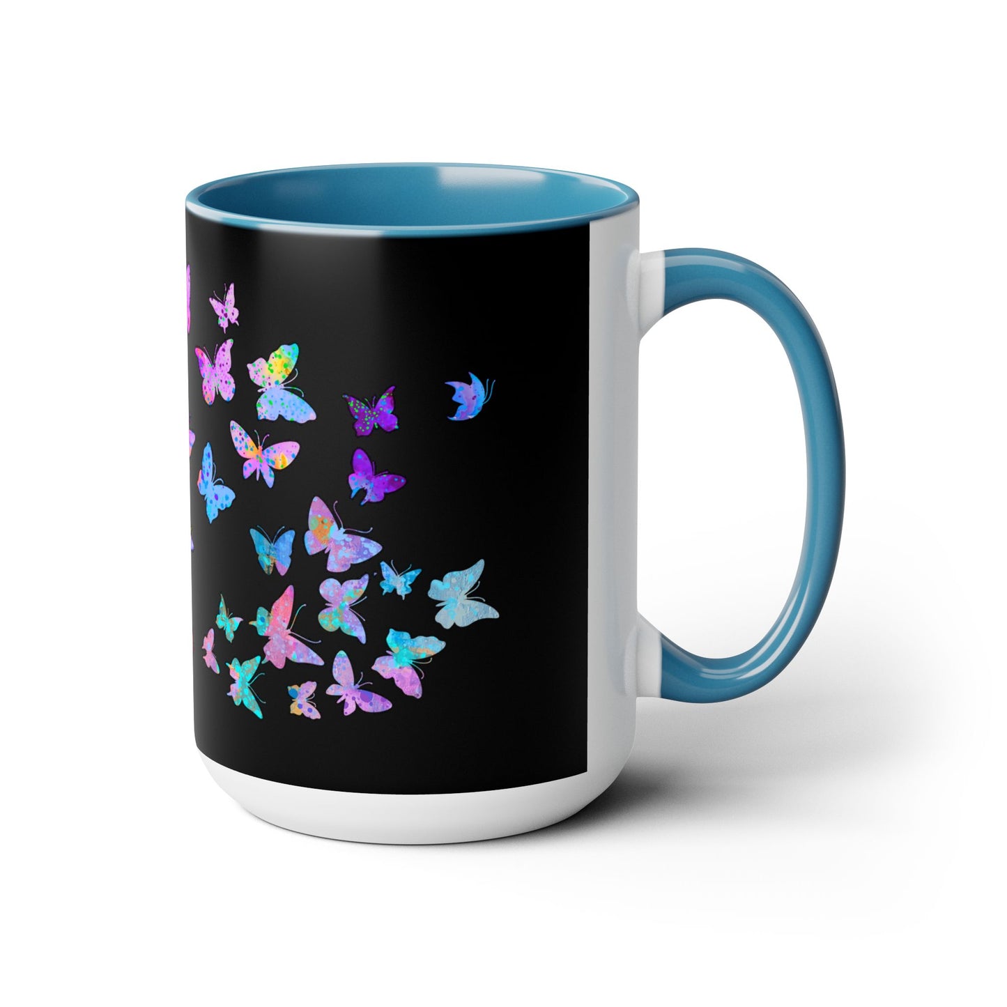 15oz Two-Tone Coffee Mugs - Love is FREE