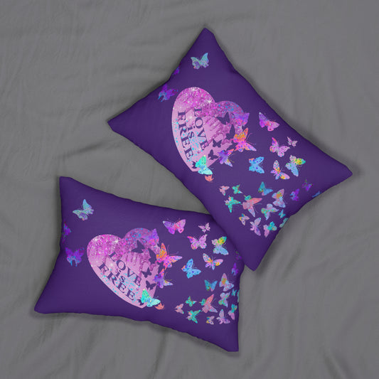 Lumbar Pillow - Love is Free
