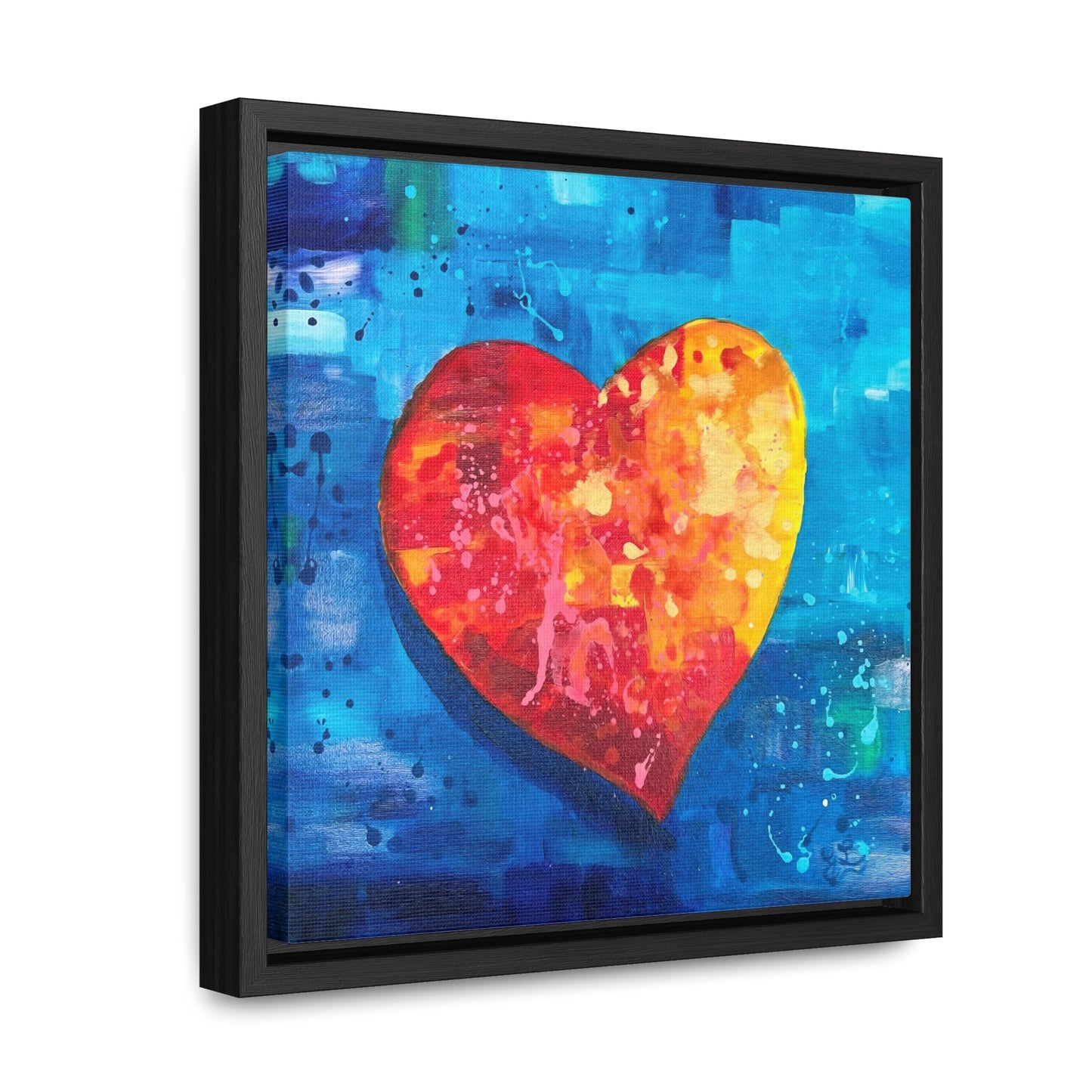 Framed Canvas Print - I Love You