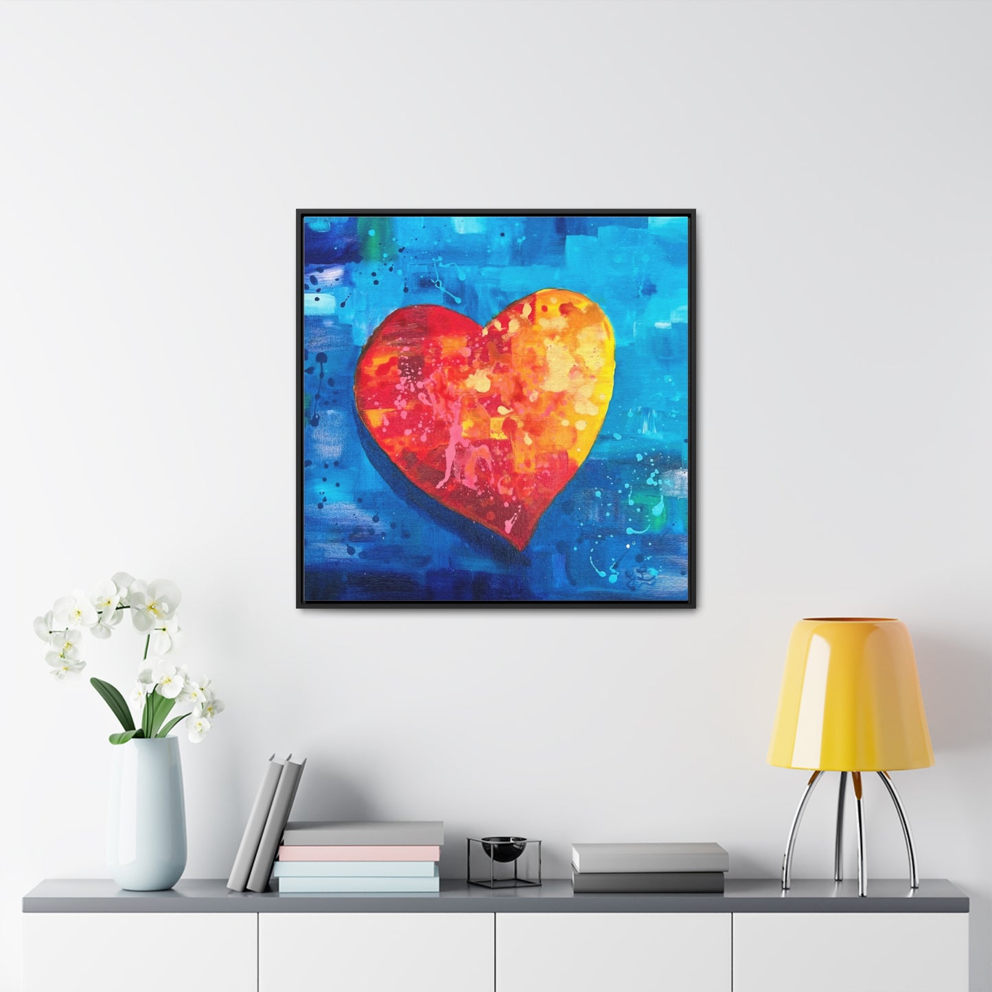 Framed Canvas Print - I Love You