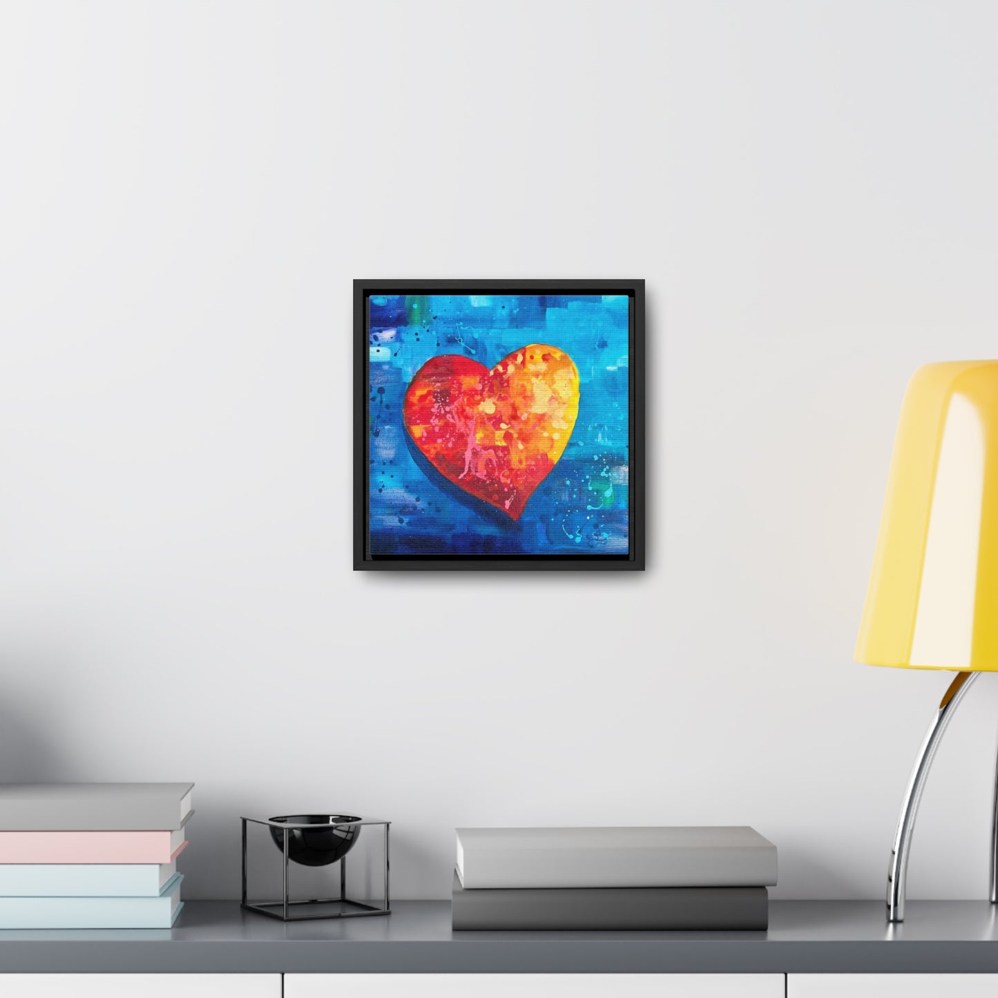 Framed Canvas Print - I Love You