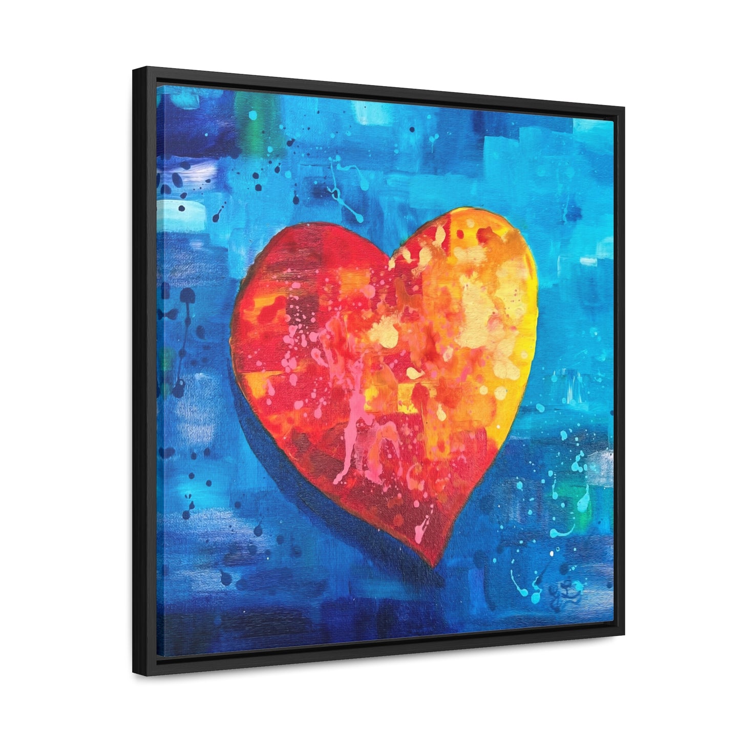 Framed Canvas Print - I Love You