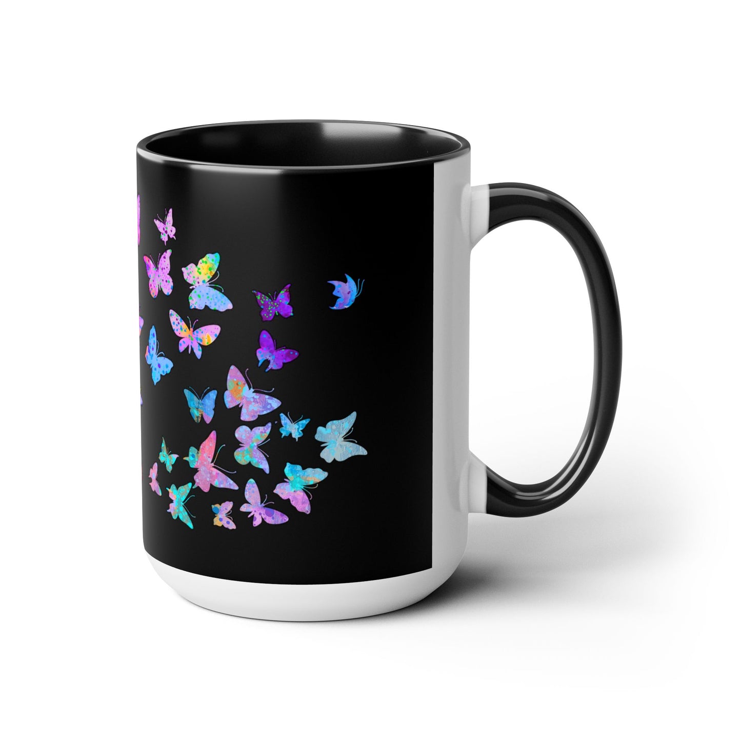 15oz Two-Tone Coffee Mugs - Love is FREE