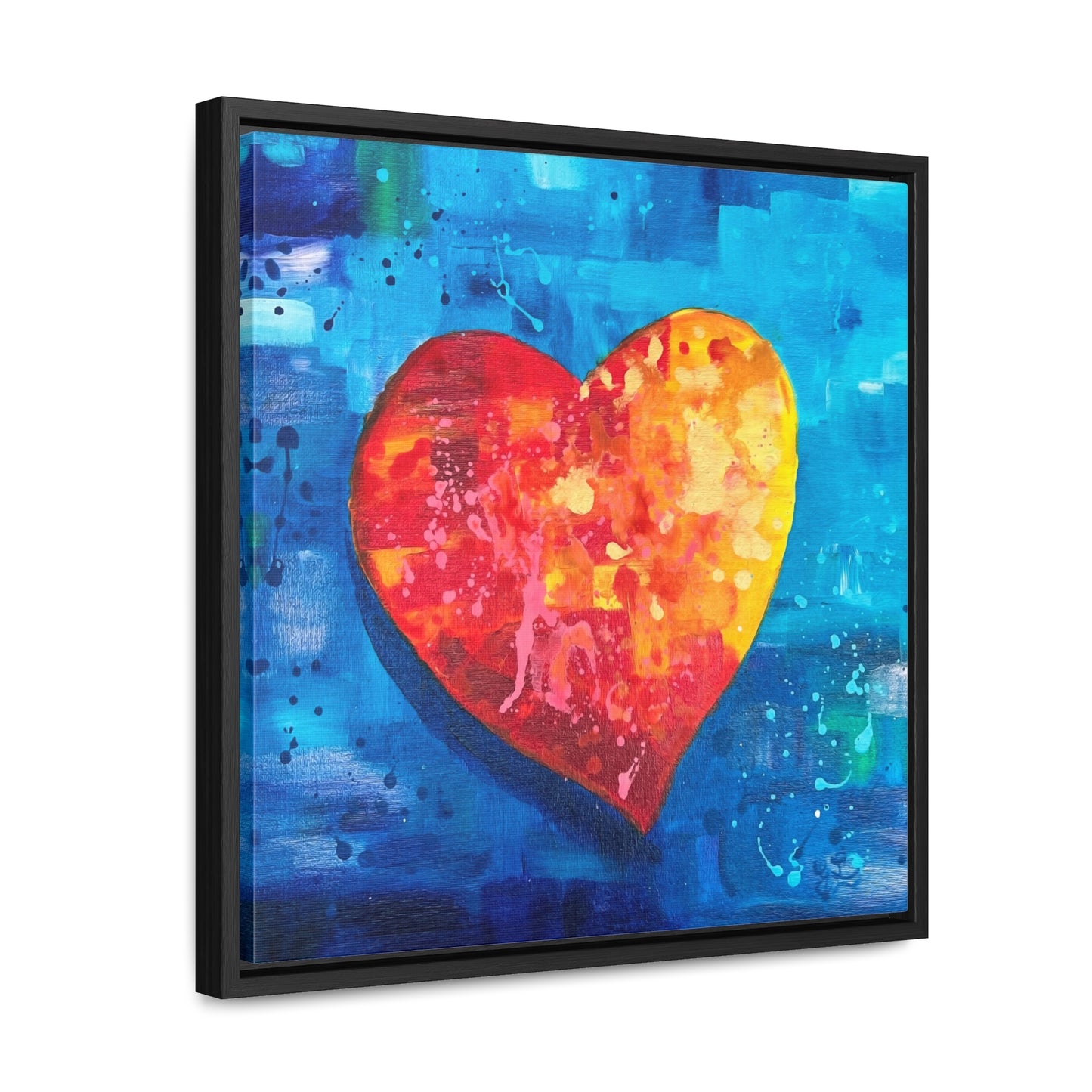 Framed Canvas Print - I Love You