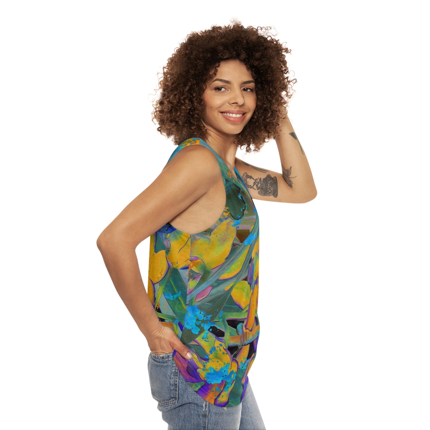 Unisex Tank Top - Midnight Orchid