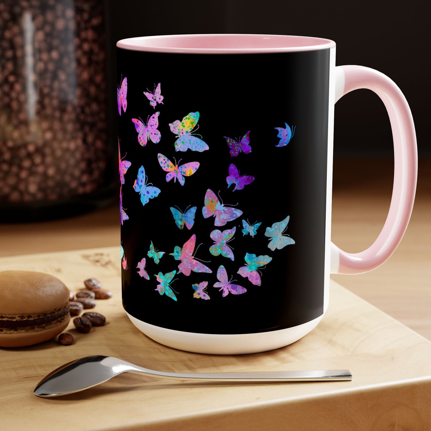 15oz Two-Tone Coffee Mugs - Love is FREE