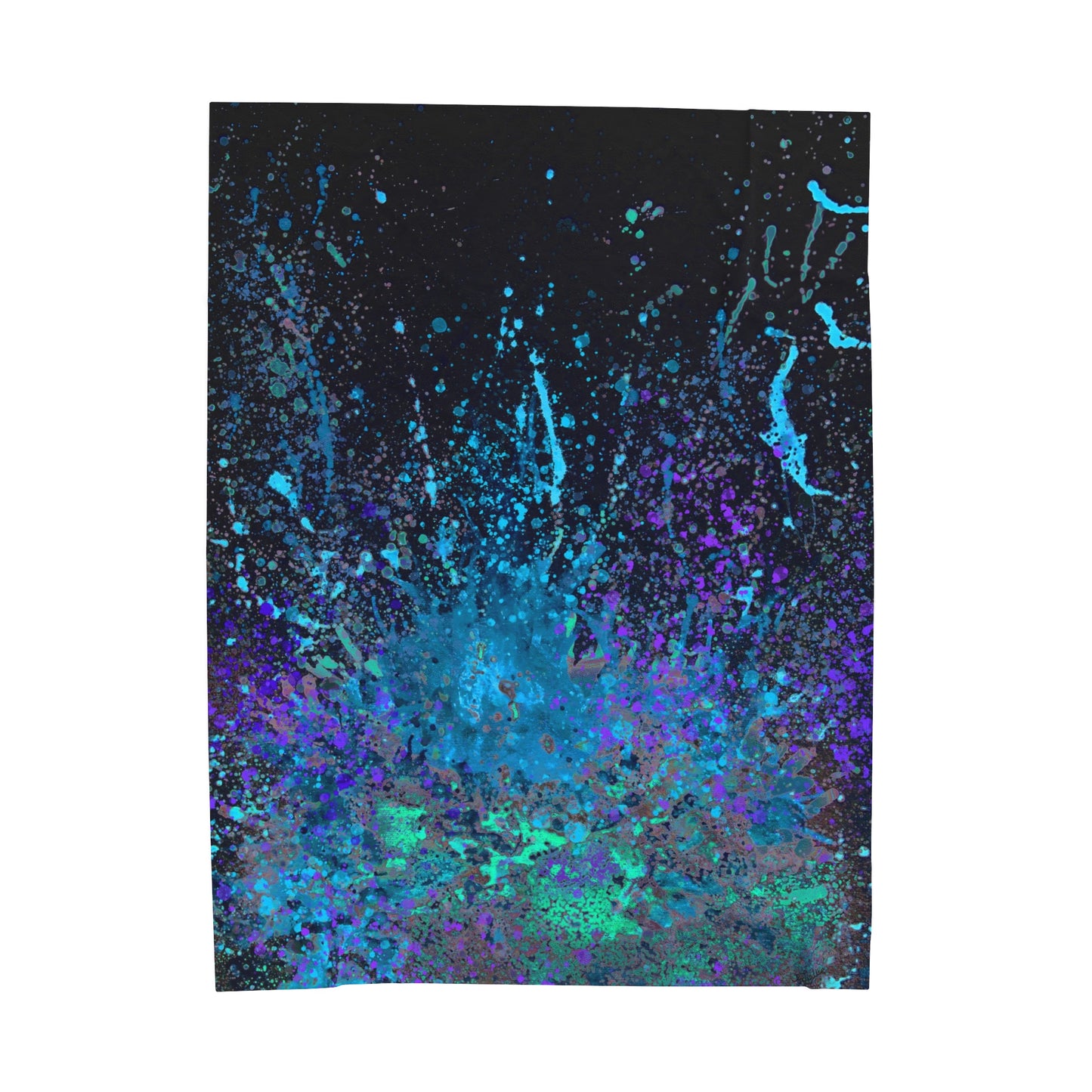 Velveteen Plush Blanket - Splashed!