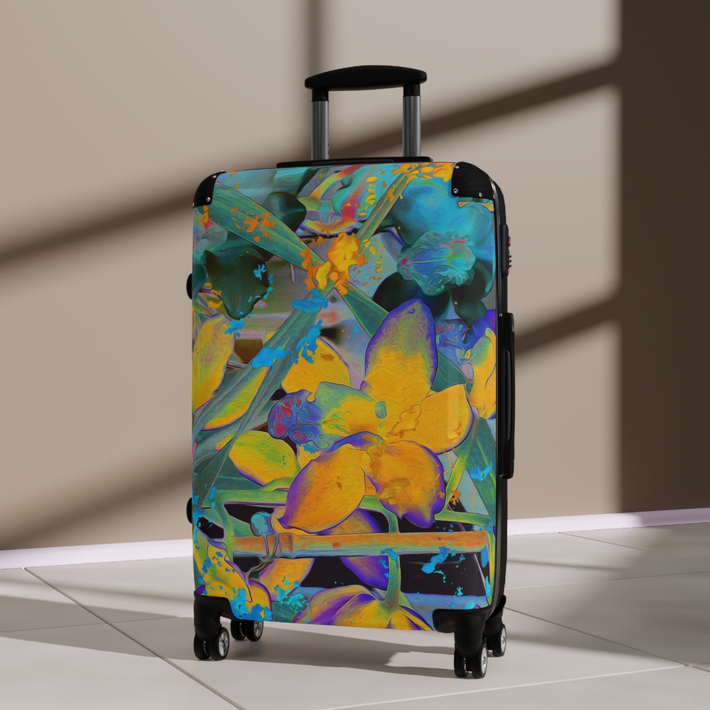 Hard Shell Suitcases - Midnight Orchid