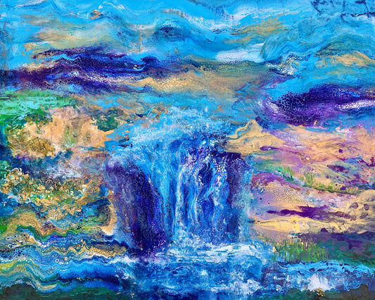 "Waterfall" - 30"x 24"