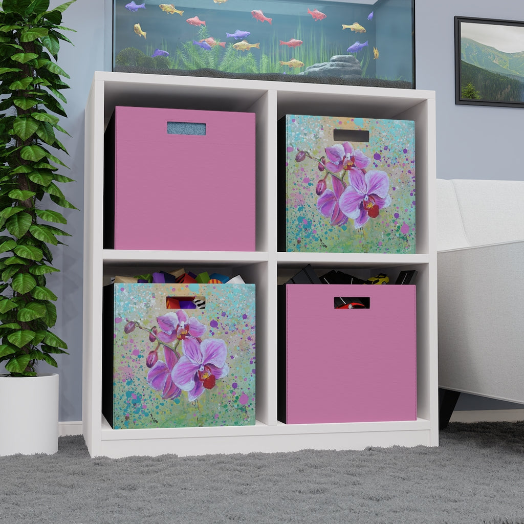Felt Storage Box - Pink Orchid
