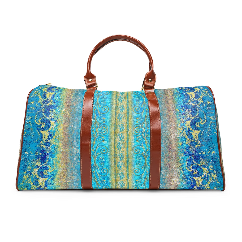 Waterproof Travel Bag - Royal Blue/Turquoise