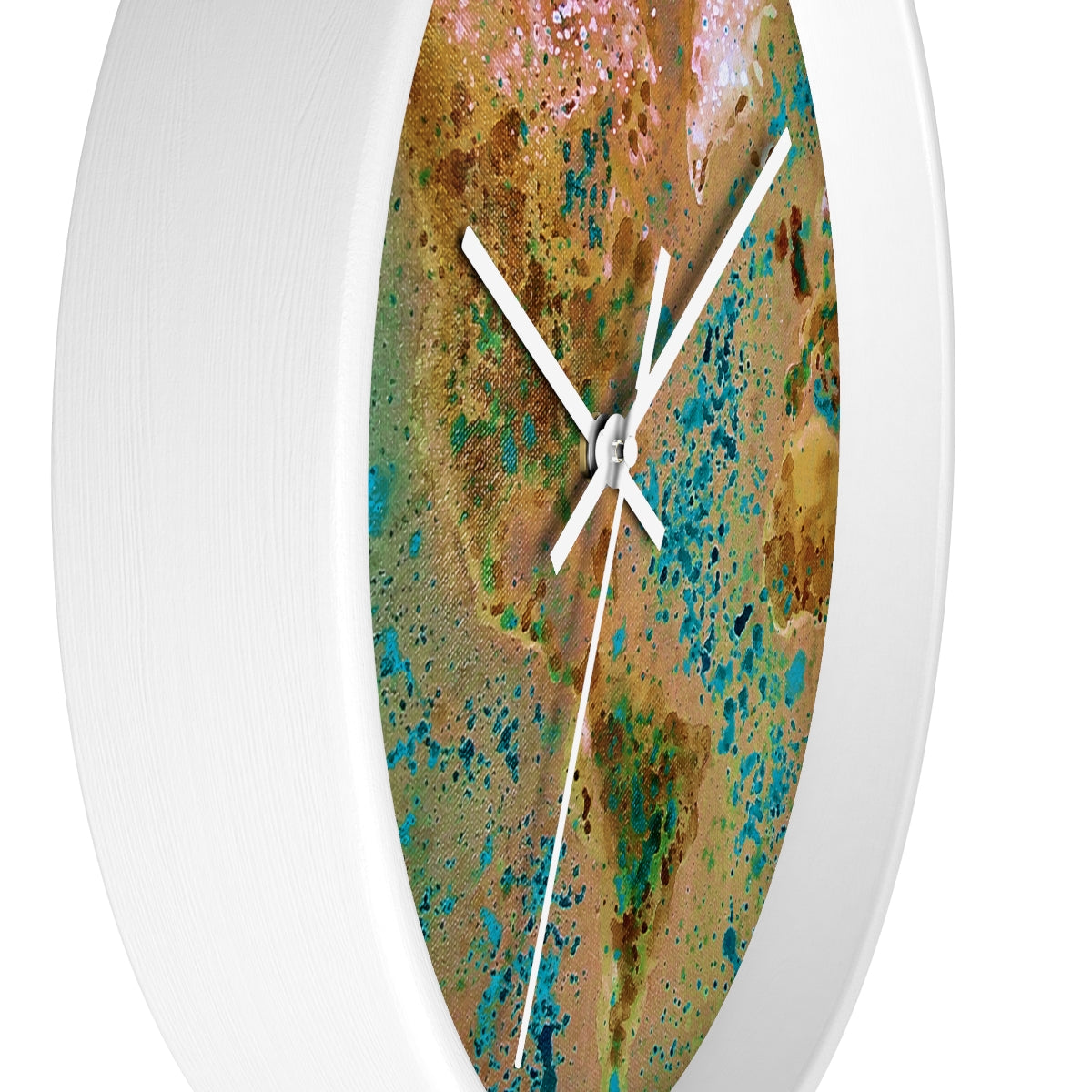 Wall clock - World Map 1