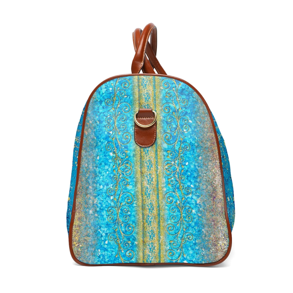 Waterproof Travel Bag - Royal Blue/Turquoise