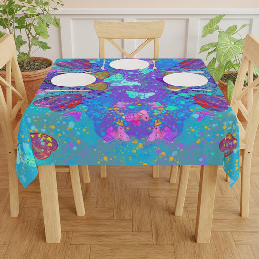 Table Cloth - Hearts & Butterflies