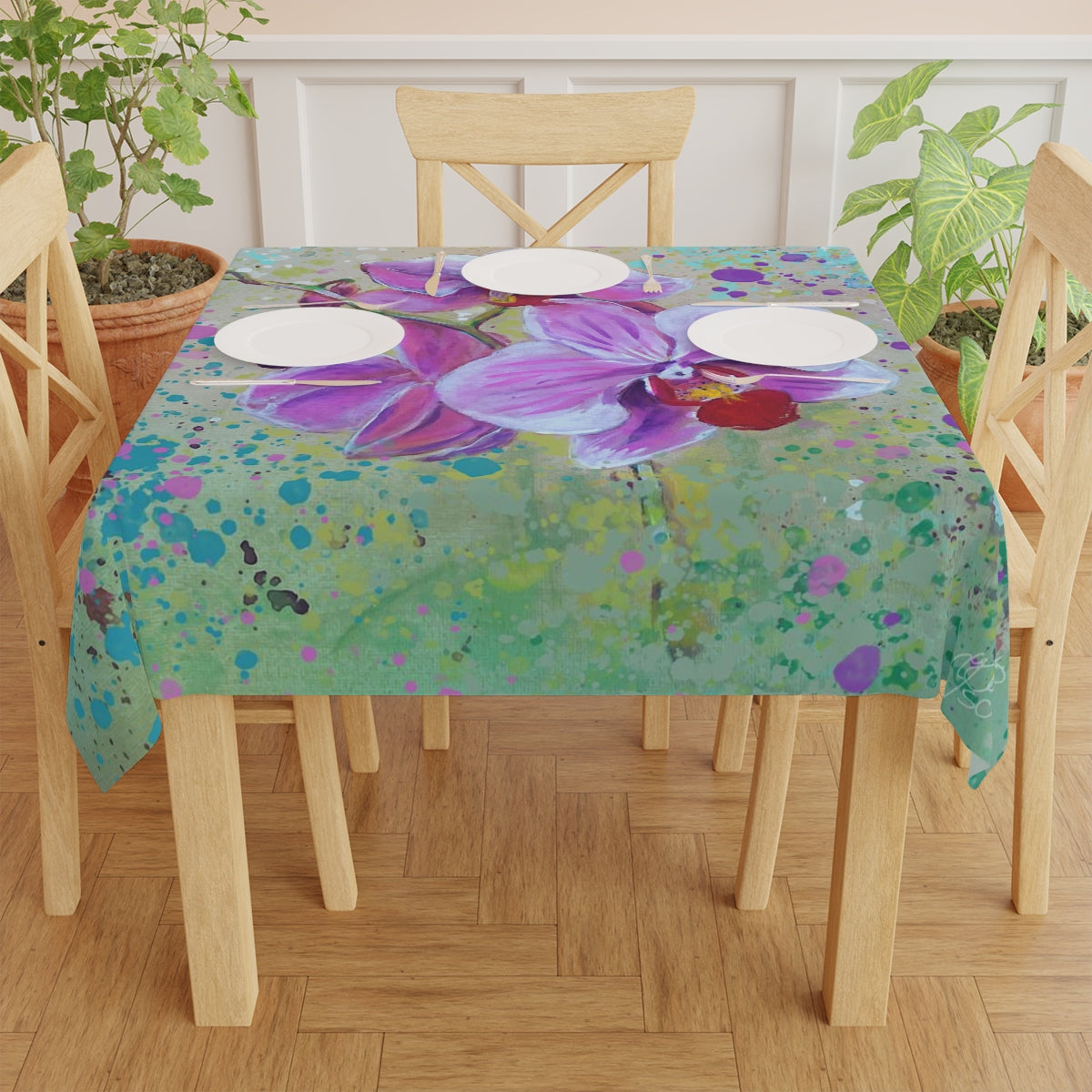 Table Cloth - Pink Orchid