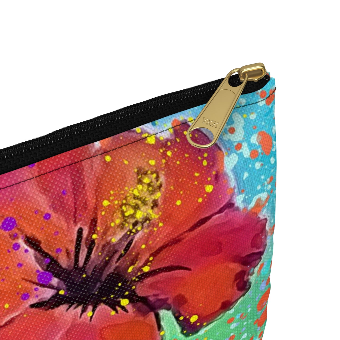Accessory Pouch - Red Hibiscus