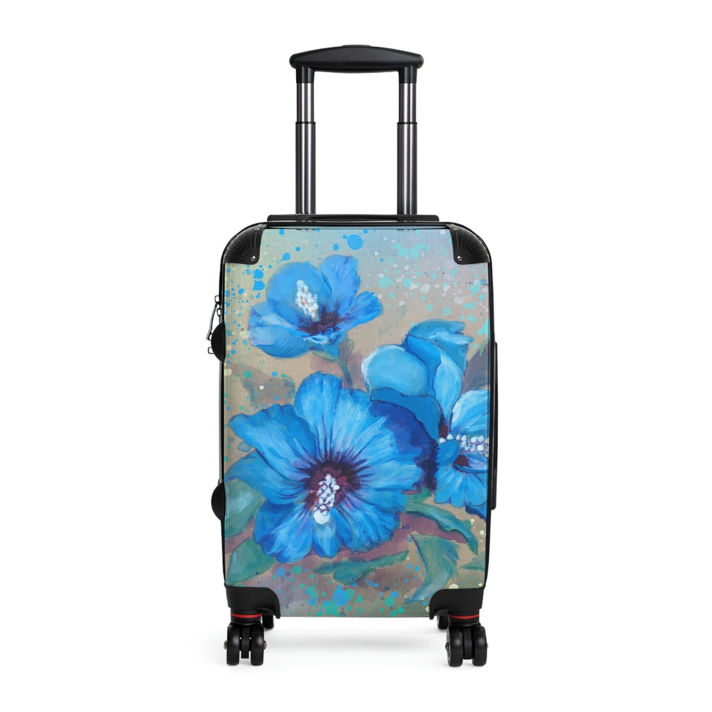 Hard Shell Suitcases - Blue Hibiscus