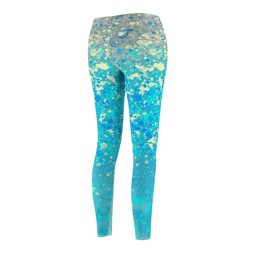 Sport & Casual Leggings - Turquoise Splash