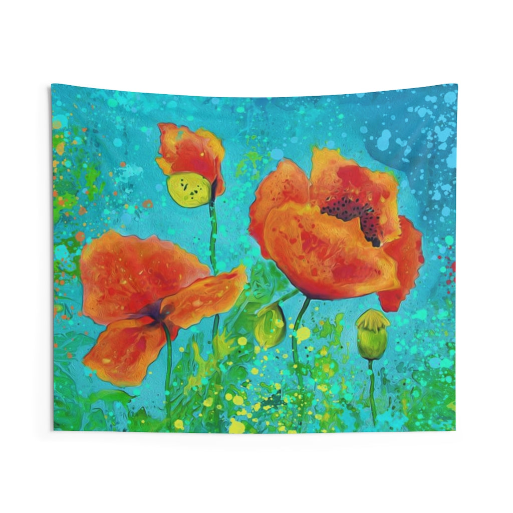 Indoor Wall Tapestries - California Poppies