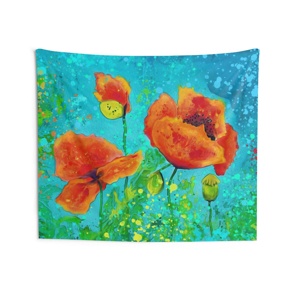 Indoor Wall Tapestries - California Poppies