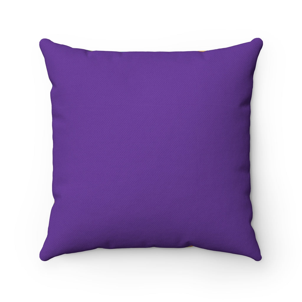 Square Pillow - Midnight Orchid 2