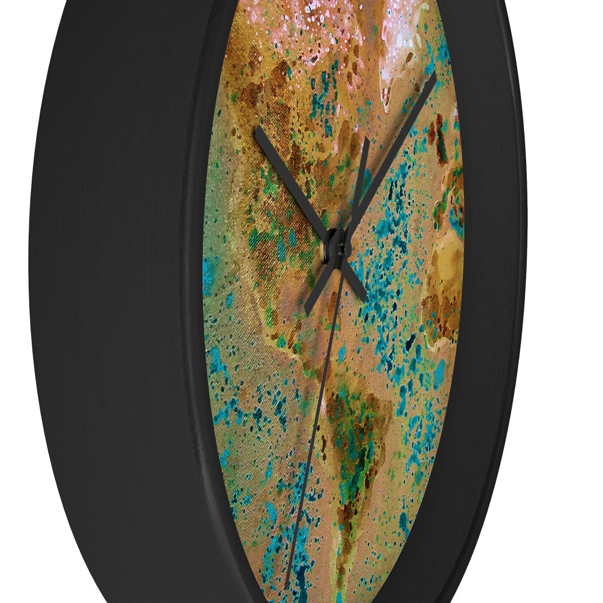 Wall clock - World Map 1