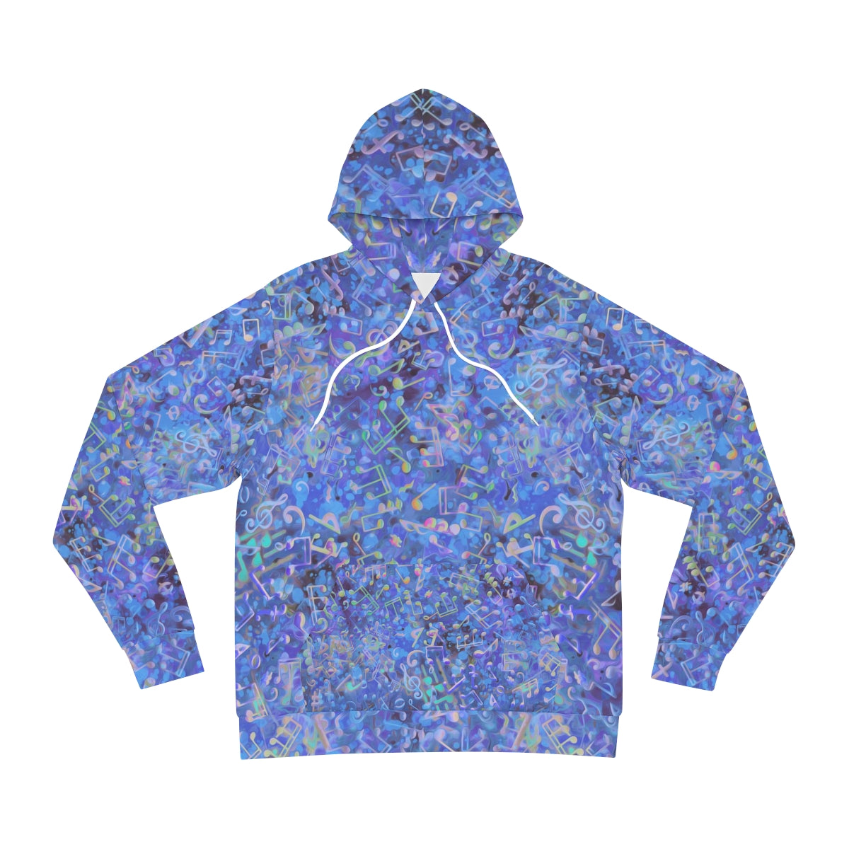 Fashion Hoodie - Color of Sound-Light Blue