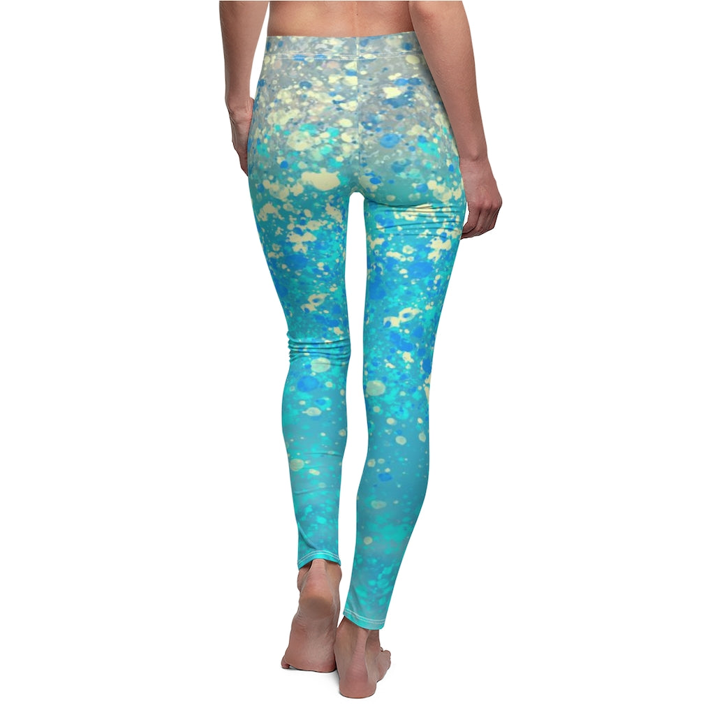 Sport & Casual Leggings - Turquoise Splash