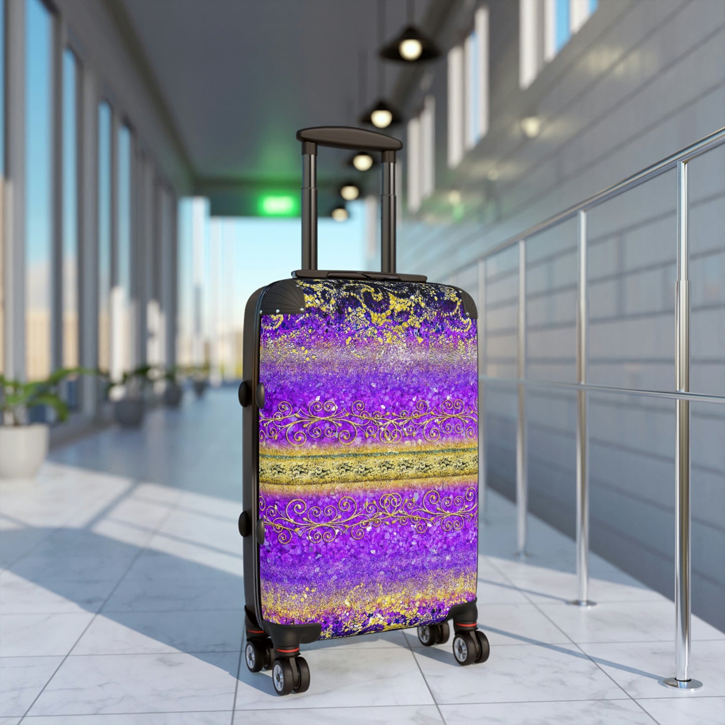 Hard Shell Suitcases - Royal Purple