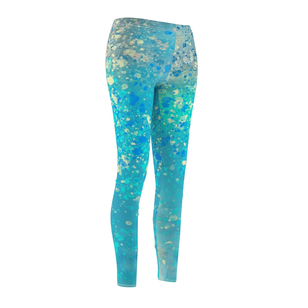 Sport & Casual Leggings - Turquoise Splash