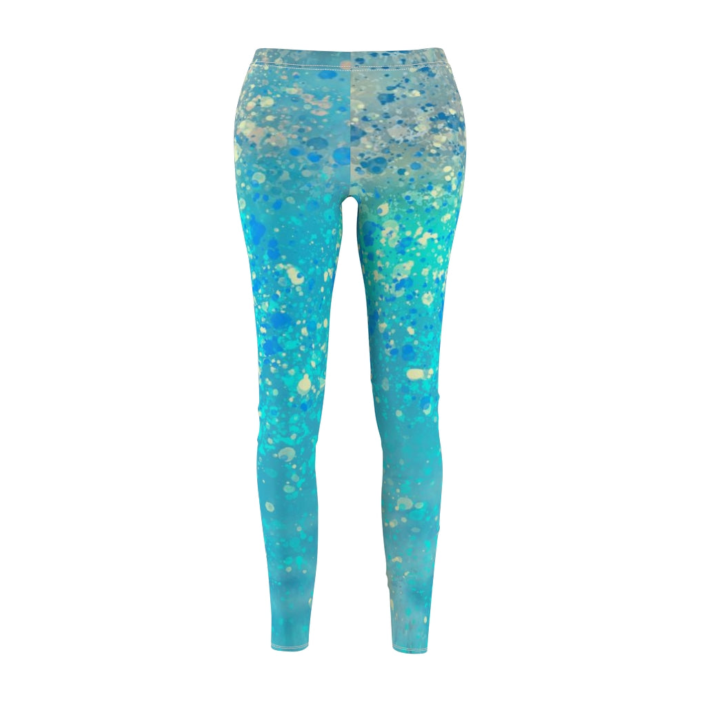 Sport & Casual Leggings - Turquoise Splash
