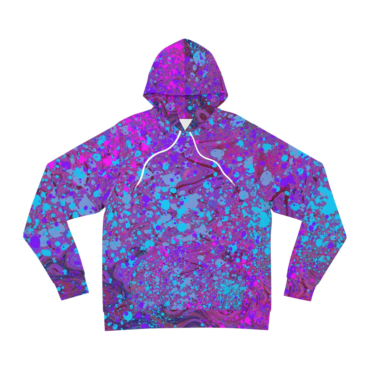 Fashion Hoodie - Color Swirls Purple