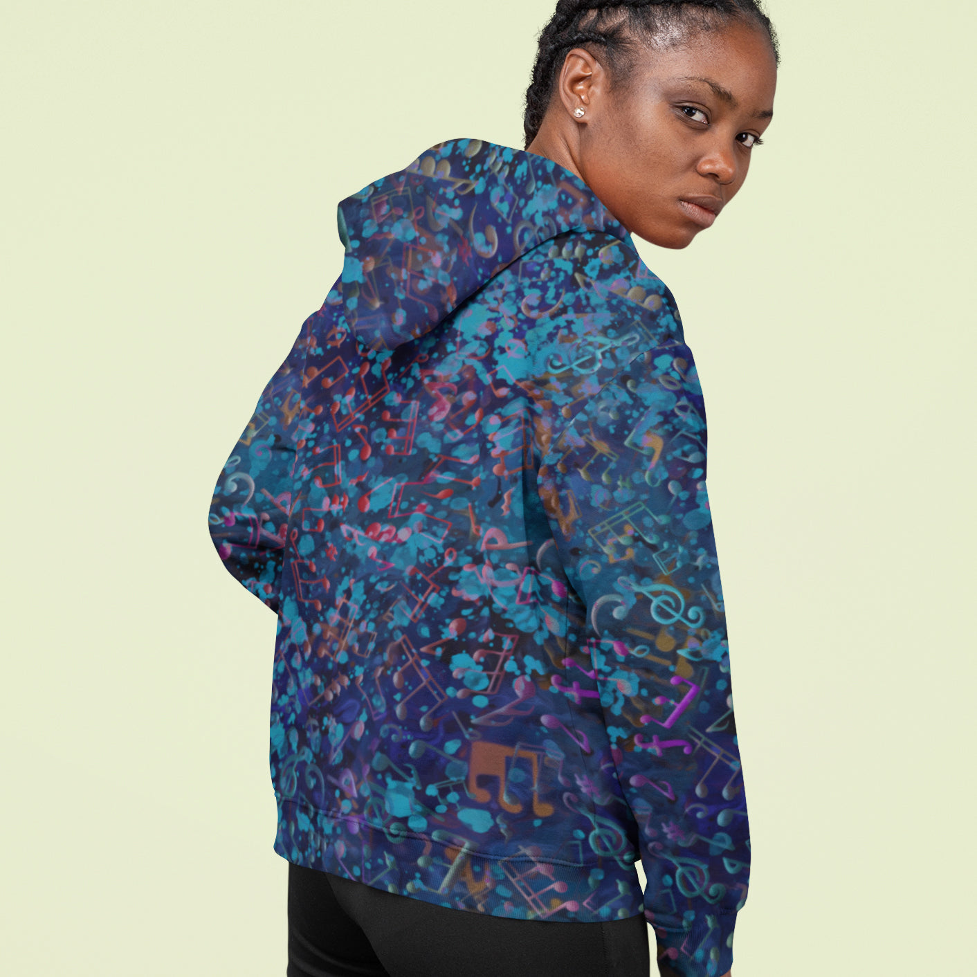 Fashion Hoodie - Color of Sound Dark