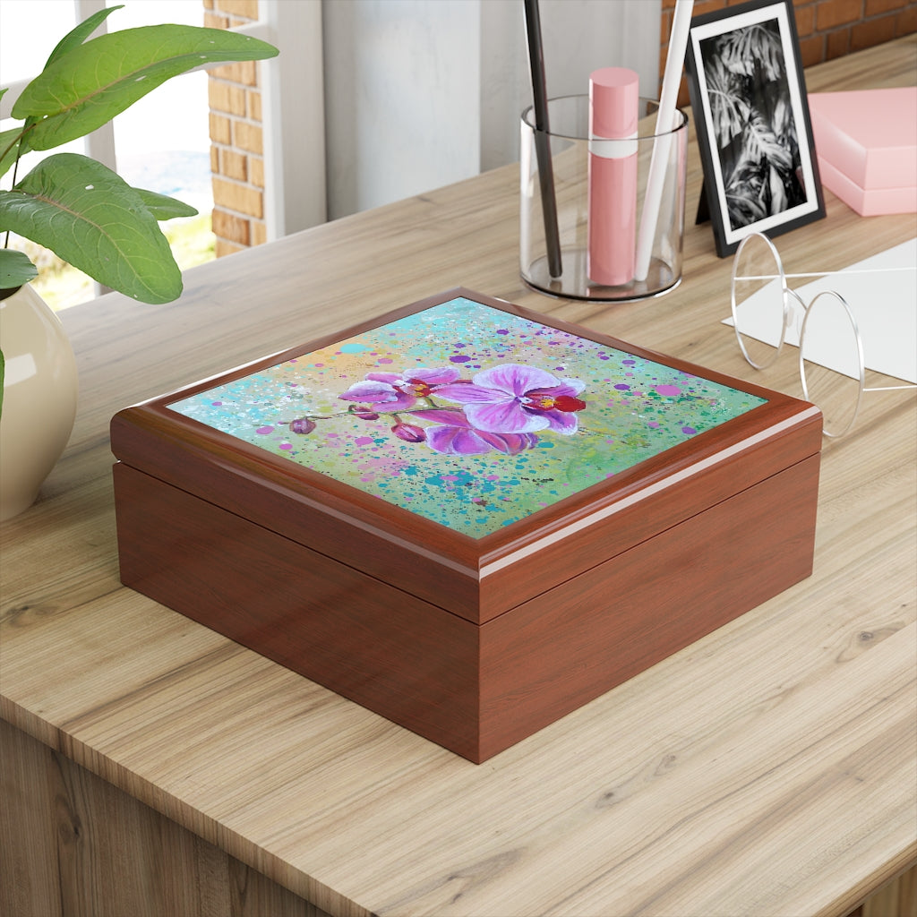 Jewelry Box - Pink Orchid