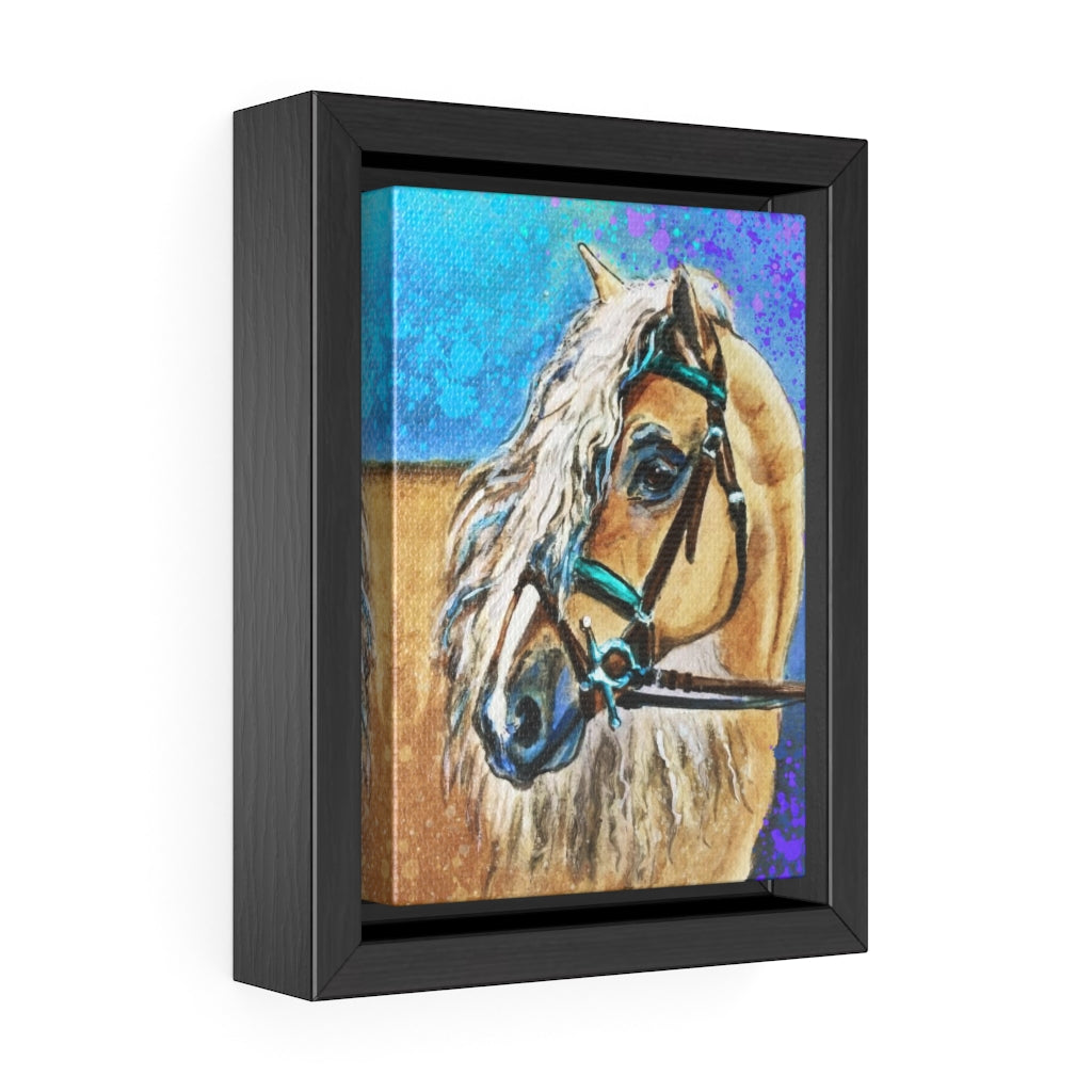Framed Canvas - Haflinger